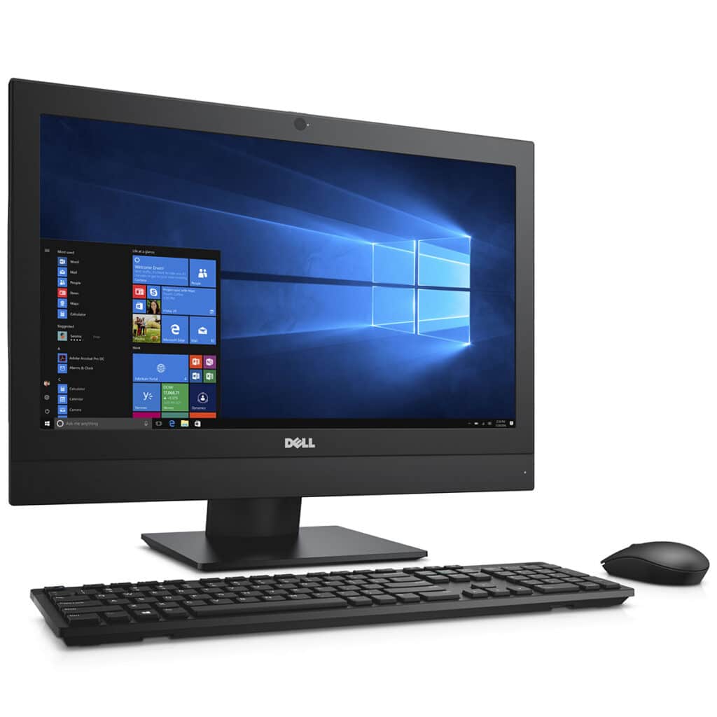 
Dell Optiplex 5250 All-in-One Intel Core i5 7th Gen 8GB RAM 256GB SSD 21.5 Inch HD Display Desktop Computer