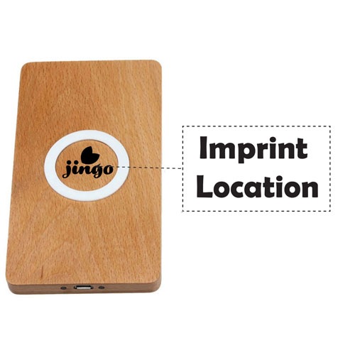 Wooden Strip Wireless Charger Power Pad
