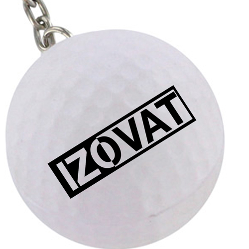 Golf Stress Ball Key Chain