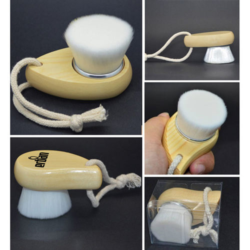 Head Wood Face Cleaner Brush