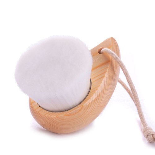 Head Wood Face Cleaner Brush