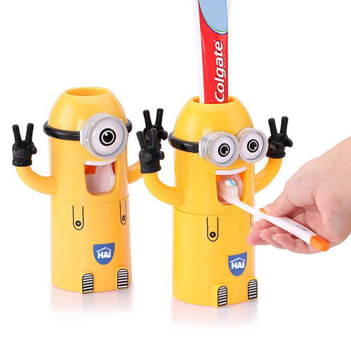 Cartoon Design Automatic Toothpaste Dispenser
