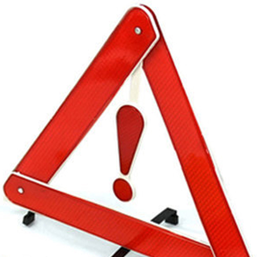 Car Breakdown Tripod Warning Sign