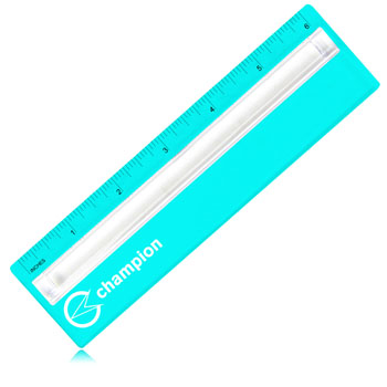 6 Inch Translucent Magnifying Ruler