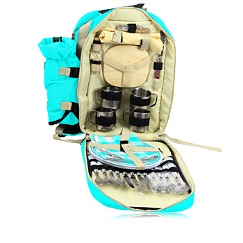 Luxury Picnic Backpack For 4 