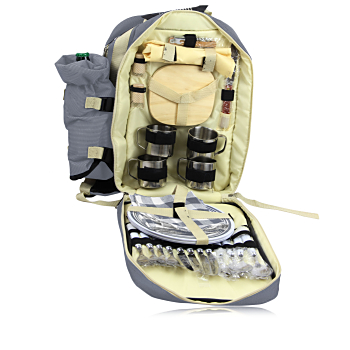Luxury Picnic Backpack For 4 