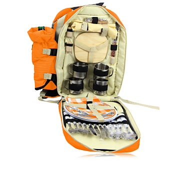 Luxury Picnic Backpack For 4 