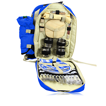 Luxury Picnic Backpack For 4 