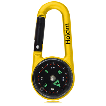Compass Carabiner Keychain