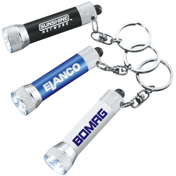 Custom Aluminium LED Light Keychain