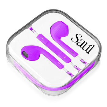 Stereo Earbud With Mic Volume Control