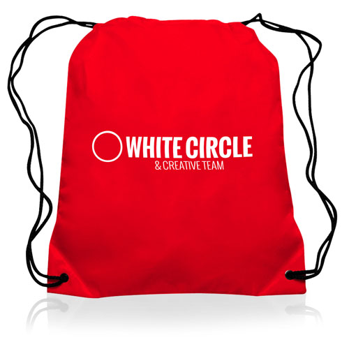 210D Polyester Custom Drawstring Backpack