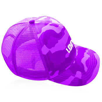 Mesh Camo Snapback Cap