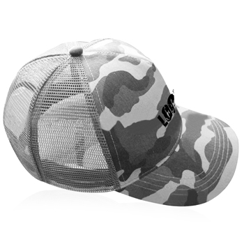 Mesh Camo Snapback Cap
