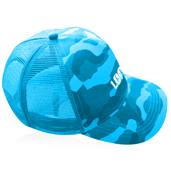 Mesh Camo Snapback Cap