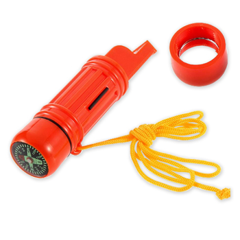 5 in 1 Multi Function Compass Whistle